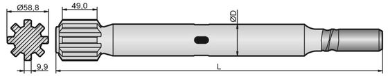 Adaptador da pata da broca da linha R32 para HL de 500S